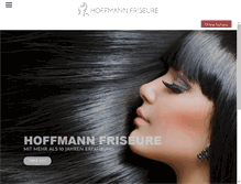 Tablet Screenshot of hoffmann-friseure.de